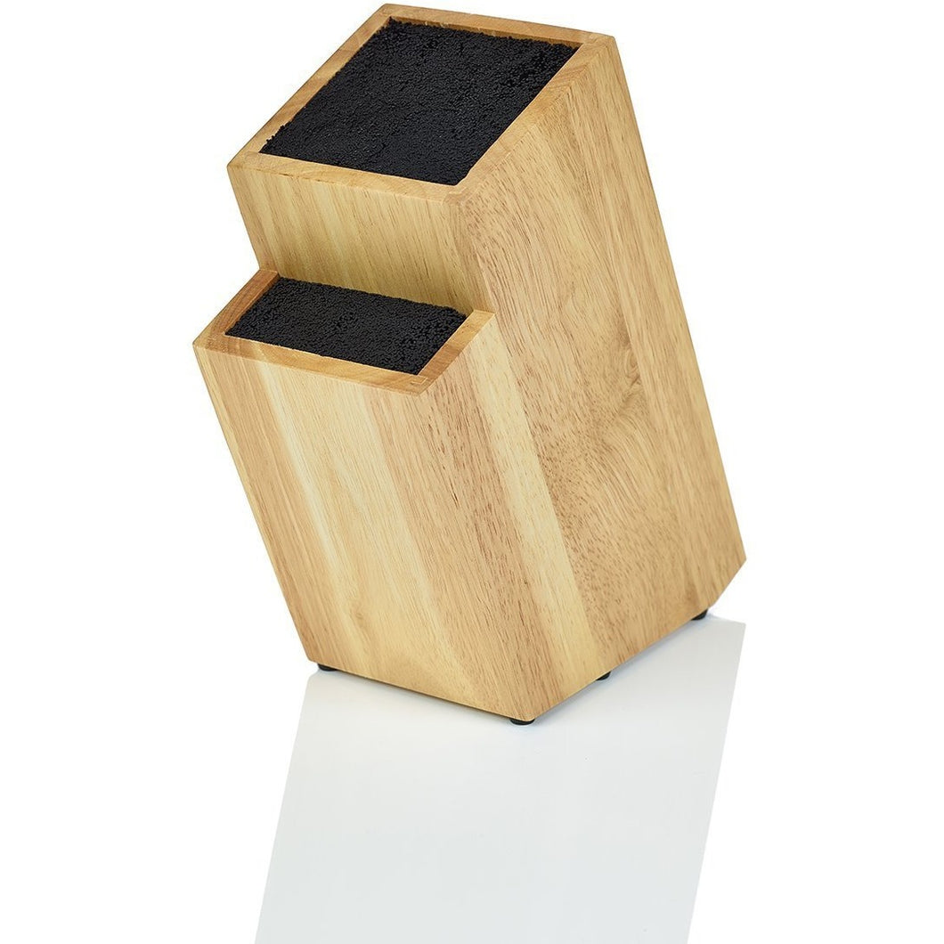 Kapoosh Batonnet Knife Block, Light Oak Woodgrain