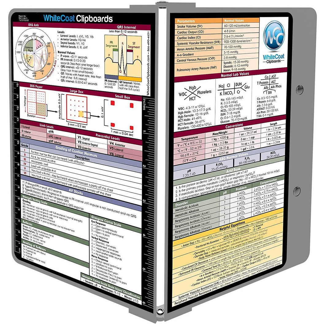 WhiteCoat Clipboard - SILVER - Medical Edition