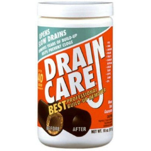 Zep ZDC16 Drain Care Build-Up Remover Powder 18 Ounces